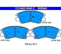 Brake pads 13.0460-5940.2 ATE for MITSUBISHI PAJERO/SHOGUN Mk II Canvas Top L200