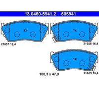 Brake pads 13.0460-5941.2 ATE for NISSAN SUNNY III SUNNY III Liftback 100NX
