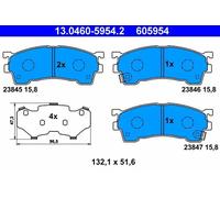 ATE 13.0460-5954.2 Brake pad set