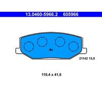 Brake pads 13.0460-5966.2 ATE for SUZUKI SAMURAI Closed Off-Road Vehicle SJ413