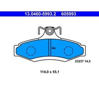 BRAKE PAD SET DISC BRAKE 13.0460-5993.2 FOR DAEWOO KONDOR ORION/Wagon NUBIRA