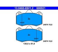 ATE Brake Pad Set 13.0460-6921.2 - Disc Brake for SEAT Ibiza Mk IV SC
