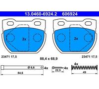 Brake pads 13.0460-6924.2 ATE for LAND ROVER DEFENDER Station Wagon