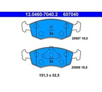 ATE 13.0460-7040.2 Brake Pad Set, disc brake for FORD