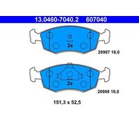 Brake pads 13.0460-7040.2 ATE for FORD ESCORT Mk IV SIERRA II Hatchback
