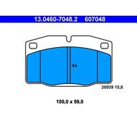Fits ATE 13.0460-7048.2 Brake Pad Set, disc brake UK Stock