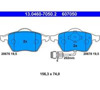 ATE 13.0460-7050.2 Brake pad set