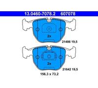 Brake pads 13.0460-7078.2 ATE for BMW 7 5 5 Touring X5 X3