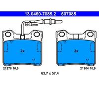 Brake pads 13.0460-7085.2 ATE for MERCEDES-BENZ VITO Bus V-CLASS VITO Van