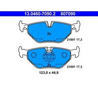 Brake pads 13.0460-7090.2 ATE for BMW 5 5 Touring