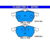 Brake pads 13.0460-7091.2 ATE for OPEL SAAB