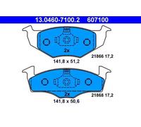 ATE 13.0460-7100.2 Brake pad set