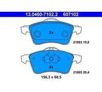 Fits ATE 13.0460-7102.2 Brake Pad Set, disc brake UK Stock