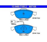 ATE 13.0460-7105.2 Brake pad set