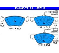 ATE 13.0460-7112.2 Brake pad set