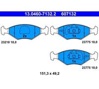 Brake pads 13.0460-7132.2 ATE for FIAT PALIO SIENA