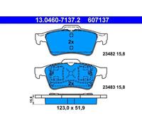 Brake pads 13.0460-7137.2 ATE for RENAULT NISSAN