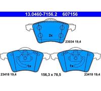 ATE 13.0460-7156.2 Brake pad set