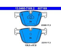 Brake pads 13.0460-7169.2 ATE for BMW X6 X5 1 Coupe 7 5 5 Touring 6 3 Coupe 3