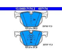 13.0460-7174.2 BRAKE PAD SET, DISC BRAKE BMW 5 520 I