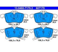 ATE 13.0460-7179.2 Brake pad set