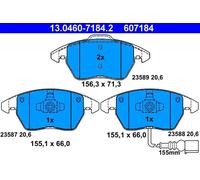 BRAKE PADS FRONT VW GOLF V 2003-, PASSAT 2005-, CADDY 2004-
