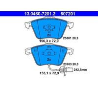 BRAKE PAD SET DISC BRAKE 13.0460-7201.2 FOR AUDI A4/B6/S4/Convertible/B7/Sedan