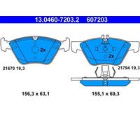 Brake pads 13.0460-7203.2 ATE for MERCEDES-BENZ E-CLASS S-CLASS E-CLASS T-Model