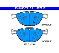 Brake pads 13.0460-7210.2 ATE for BMW 7 5 5 Touring 6 Convertible 6