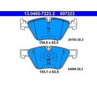 Brake pads 13.0460-7223.2 ATE for BMW 1 1 Coupe 1 Convertible