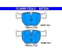 Brake pads 13.0460-7224.2 ATE for LAND ROVER RANGE ROVER Mk III