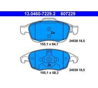 Brake pads 13.0460-7229.2 ATE for CITROËN PEUGEOT DS