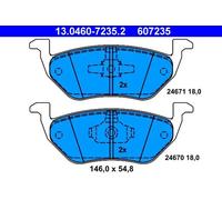 Brake pads 13.0460-7235.2 ATE for FORD MAZDA