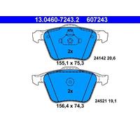 ATE 13.0460-7243.2 Brake pad set