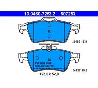 ATE Disc Brake Pad Set 13.0460-7253.2 for Citroën C5 III (RD 5FS 4HL 6FY RFJ XFU 9HZ RHR)