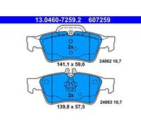 Brake pads 13.0460-7259.2 ATE for MERCEDES-BENZ CLS S-CLASS S-CLASS Coupe SL