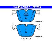 Brake pads 13.0460-7260.2 ATE for BMW X6 X5