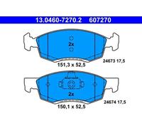 NEW DISC BRAKE PADS SET FOR DACIA RENAULT LOGAN PICKUP US K7M 710 ATE T1772