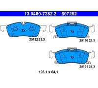 BRAKE PAD SET DISC BRAKE 13.0460-7282.2 FOR JEEP GRAND/CHEROKEE/IV/SUV 3.6L 6cyl