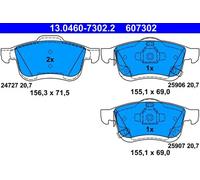 ATE 13.0460-7302.2 Brake pad set