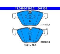 ATE 13.0460-7306.2 Brake pad set