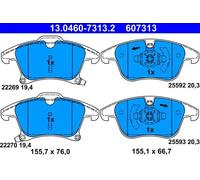 ATE Brake Pad Set 13.0460-7313.2 - for FORD MONDEO V (Saloon, Hatchback), S-MAX, GALAXY III ECOBOOST