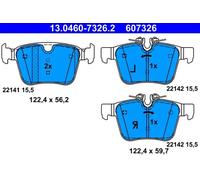 ATE Brake pad set excl. wear warning contact 13.0460-7326.2 Brake pads,Brake pad set, disc brake VOLVO,LAND ROVER,JAGUAR,XC90 II (256),XC60 II (246)