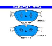 Brake pads 13.0460-7334.2 ATE for AUDI A7 Sportback A6 C7 A8 D4 A6 C7 Avant