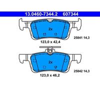 Brake pads 13.0460-7344.2 ATE for FORD FIESTA VII FIESTA VII Van