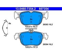 2x ✅Fits ATE 13.0460-7354.2 BRAKE PADS. SKODA T. OCTAVIA 1.0-2.0 TSI ⭐UK Seller⭐