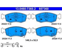 Brake pads 13.0460-7360.2 ATE for FIAT LANCIA ABARTH