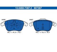 ATE 13.0460-7367.2 Brake pad set