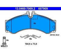 Brake pads 13.0460-7909.2 ATE for MERCEDES-BENZ VW