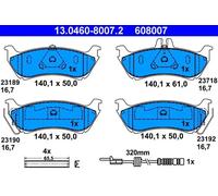 Brake pads 13.0460-8007.2 ATE for MERCEDES-BENZ M-CLASS